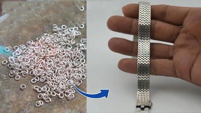  نحوه ساخت دستبند نقره در خانه / فروش با تیراژ بالا