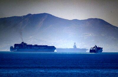  ناو هواپیمابر جرالد فورد آمریکا به تنگه جبل‌الطارق رسید/ استقرار در سواحل اسرائیل برای مقابله با حملات احتمالی ایران