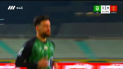  ببینید؛ گل دوم خیبر به پرسپولیس با پنالتی اسماعیل بابایی دقیقه 72