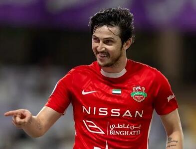  سردار آزمون با پاس گل به ترکیب شباب الاهلی برگشت