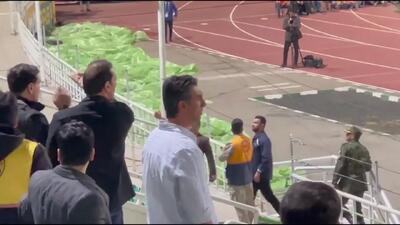  درگیری افراد منتسب به پرسپولیس با رحمتی + ویدئو