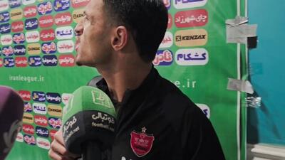  درگیری لفظی علی علیپور با یک خبرنگار بعد از پرسش او درباره علاقه مهاجم پرسپولیس به تمدید قراردادش