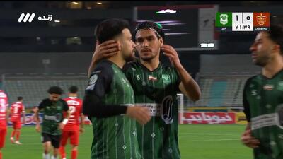  گل دوم خیبر خرم آباد به پرسپولیس (بابایی - پنالتی)