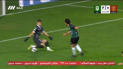  پیام نیازمند در موقعیت تک به تک اجازه گلزنی به بازیکن خیبر نداد