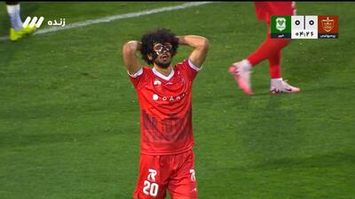  واکنش عالی پورحمیدی مقابل ضربه فرزین معامله گری