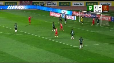  ویدیو: گل اول پرسپولیس به خیبر توسط سرگیف