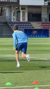  ویدئو: بازگشت گاوی به تمرینات گروهی بارسلونا