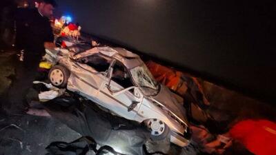  سانحه رانندگی در مسیر کندوان سه کشته و یک مصدوم برجا گذاشت