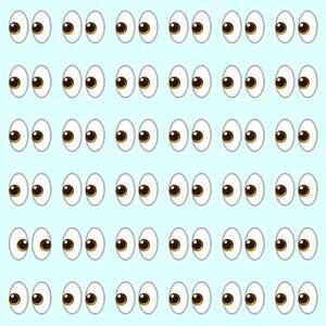  بازی فکری؛ فقط اوناییکه چشم عقابی دارن دو چشم متفاوت را در ۵ ثانیه پیدا می کنن!