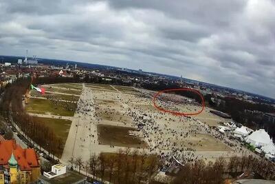  اعتراف رسانه آلمانی: آمار پلیس از تجمع مونیخ اغراق‌آمیز است