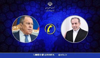  گفت‌وگوی لاوروف با عراقچی با محور برنامه هسته‌ای ایران