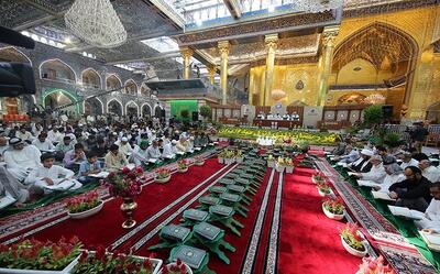  برگزاری محفل ختم قرآن کریم ماه رمضان در عتبه عباسیه