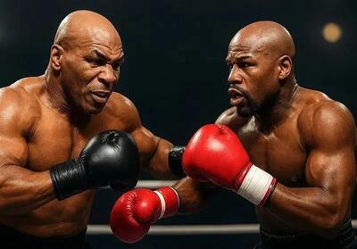  مبارزه نمایشی تایسون و می‌ودر در کنگو - پارس فوتبال