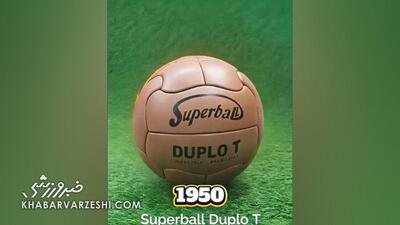  ویدیوی جذاب و نوستالژیک هوش مصنوعی از تمام توپ‌های ادوار جام جهانی - پارس فوتبال