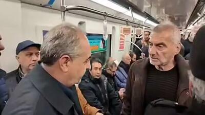  حضور استاندار آذربایجان شرقی در متروی تبریز + فیلم