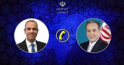  آخرین تحولات مربوط به مذاکرات با آمریکا در گفتگوی عراقچی با عبدالعاطی بررسی شد