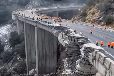  معماری طبیعت؛ پل نفس های آخر خودشو و اونایی که روش هستنو یکی کرد