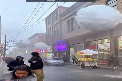  معماری طبیعت؛ آسمون به جا برف رو سر مردم موشک میندازه له شدن زیرش