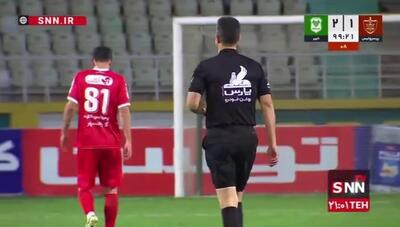  سوت پایان بازی/ پرسپولیس ۱ - ۲ خیبر خرم آباد