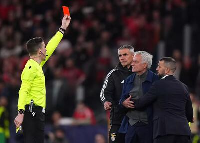  لقب مورینیو را اصلاح کنید: آقای کارت قرمز!