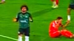  ضربه مرادی به طور خطرناک به بیرون رفت