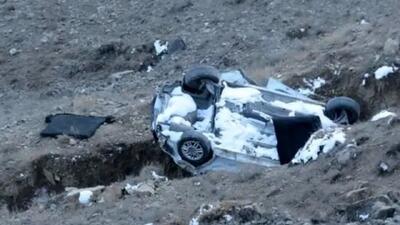  سقوط مرگبار دنا به دره در جاده چالوس با ۴ کشته و مجروح