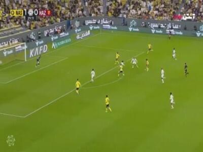  گل دوم النصر به الحزم (کومان)