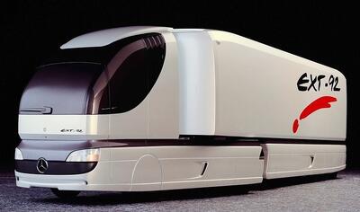  کامیون مفهومی عجیب «بنز» در 34 سال پیش