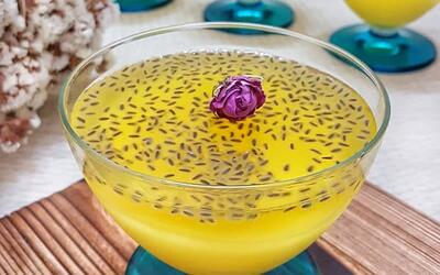  ماقوت خونگی با عطر زعفرون و هل