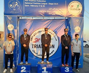  سکوی سوم مقاومت اصفهان در مرحله سوم لیگ برتر ترای‌اتلون آقایان