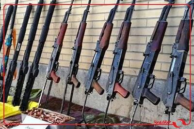  کشف ۱۶۵ سلاح غیرمجاز جنگی در مرزهای کشور