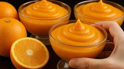  موس پرتقال در ۵ دقیقه! طرز تهیه دسر خامه ای و محبوب ایتالیایی