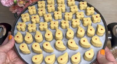  طرز تهیه خانگی “شیرینی نخودچی” سنتی بدون فر ، همزن و حتی ترازو