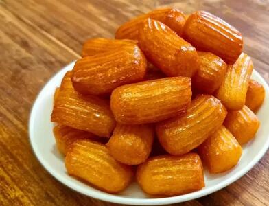  طرز تهیه بامیه خوشمزه و ترد به روش قنادی / شیرینی بامیه برای افطار با تمام نکات طلایی