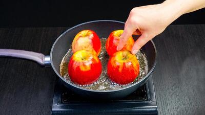  عصرانه فوری و اشرافی: طرز تهیه تارت سیب و شیر عسلی در فر