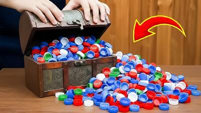  درب بطری های پلاستیکی یک معدن طلای پنهان هستند ! هیچ کس از این خبر ندارد !