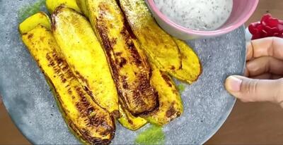  آموزش درست کردن کدو سبز خوشمزه ترین کدو رو چطور سرخ کنیم با ۲ قاشق روغن