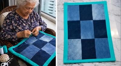  ساده ترین راه برای درست کردن فرش های زیبا در خانه!