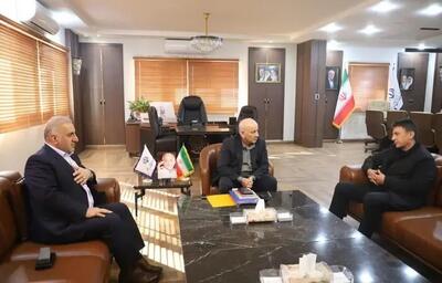  دیدار امیر قلعه‌نویی با استاندار مازندران