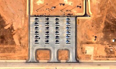  ده‌ها هواپیمای آمریکایی در پایگاهی در اردن مشاهده شدند