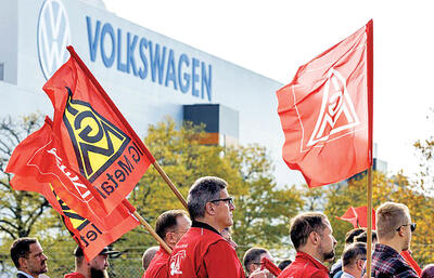  توافق فولکس‌ واگن  با  اتحادیه‌ کارگری
