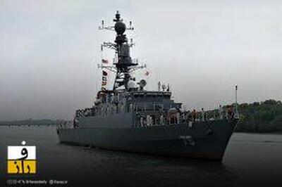  ناوشکن «دنا» به‌منظور شرکت در رزمایش میلان در هند پهلو گرفت