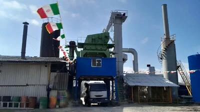  راه اندازی کارخانه آسفالت شهرداری انزلی پس از ۲ سال