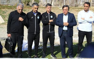  معارفه وریا غفوری در تمرین امروز استقلال + عکس