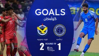  خلاصه بازی الطلبه 1-2 الزورا (شکست و بدشانسی تیم منصوریان)