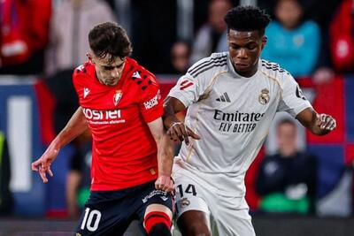  شکست غیرقابل انتظار رئال مادرید برابر اوساسونا