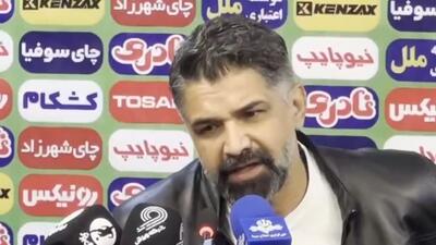  کنفرانس خبری پیروز قربانی سرمربی فجر پس از برتری مقابل شمس آذر