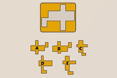  تست هوش: کدام قطعه پازل در قسمت خالی فضای مربع باید قرار گیرد تا شکل درست شود؟