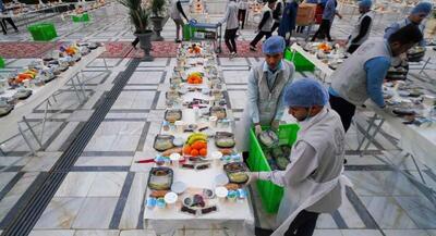  تصاویر سفره افطار حرم علوی برای زائرین | جهان نیوز