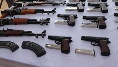  در چند روز اخیر ۱۶۵ قبضه سلاح در سطح کشور کشف شد